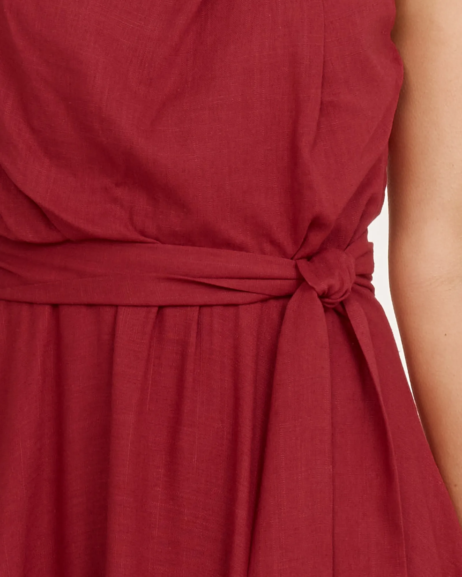 Luna High Neck Midi Dress