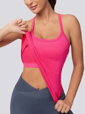 MathCat Racerback Athletic Tank Tops Wildberry