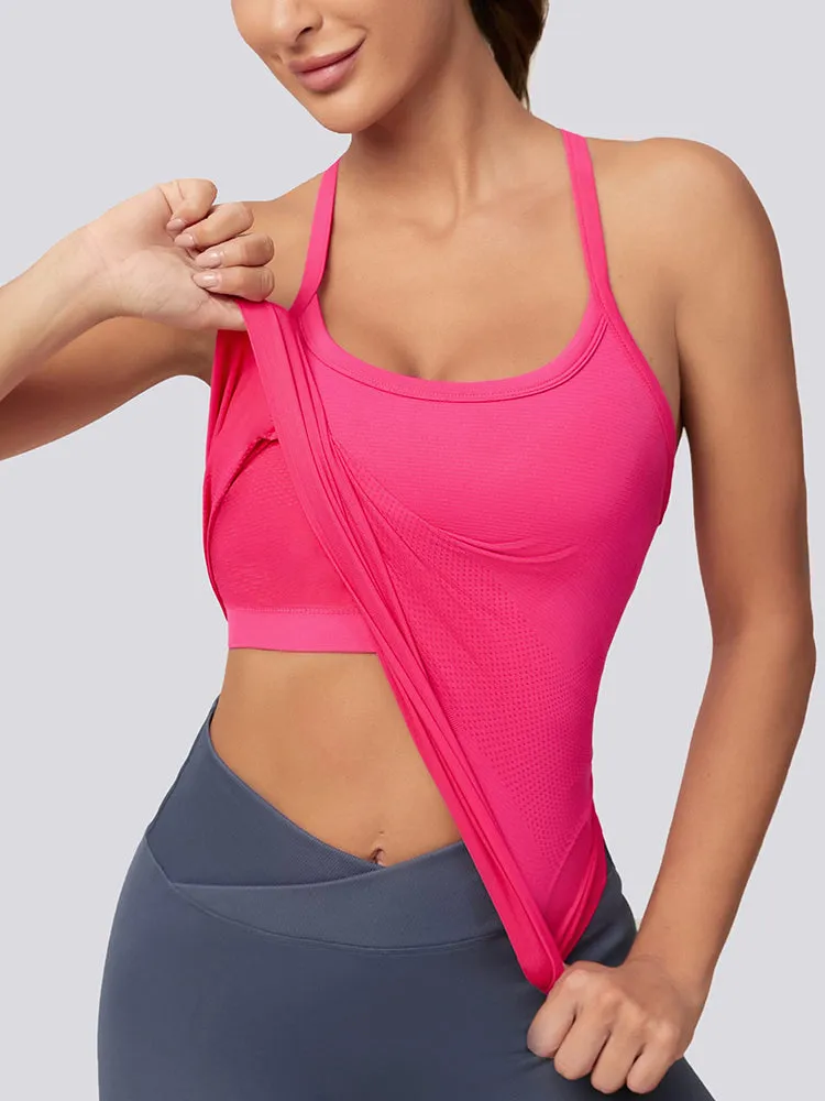 MathCat Racerback Athletic Tank Tops Wildberry