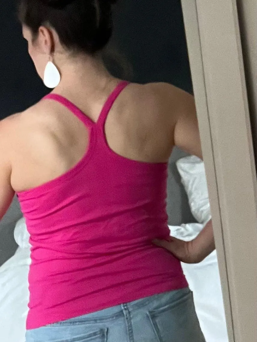 MathCat Racerback Athletic Tank Tops Wildberry