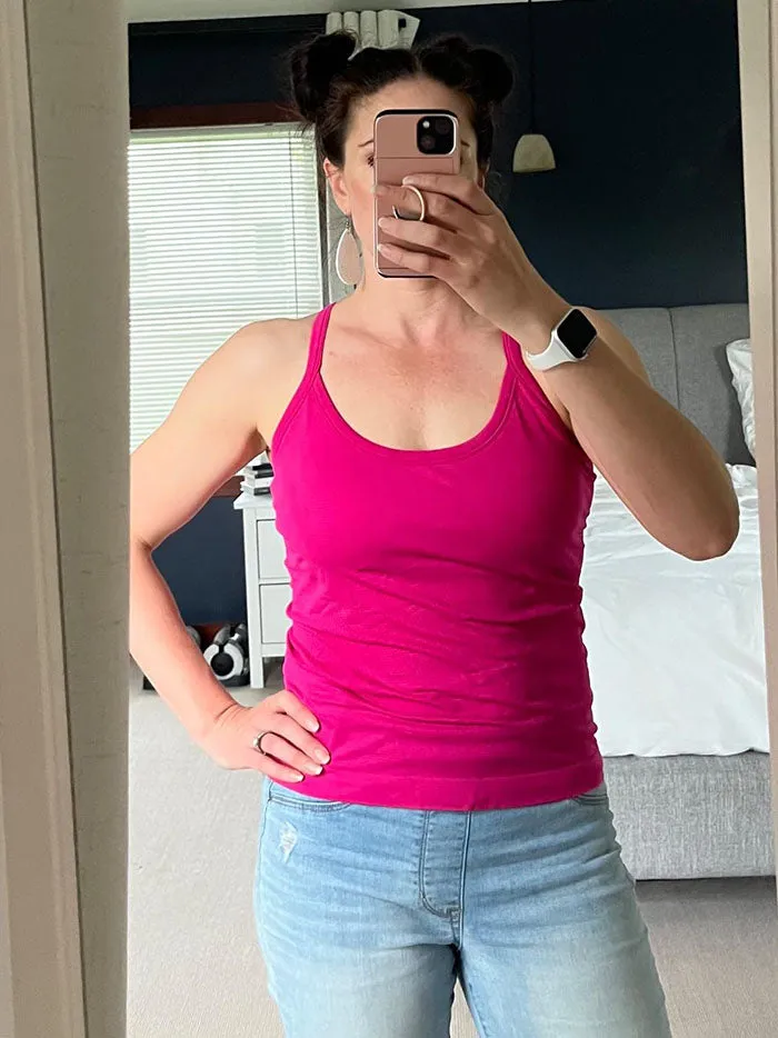 MathCat Racerback Athletic Tank Tops Wildberry
