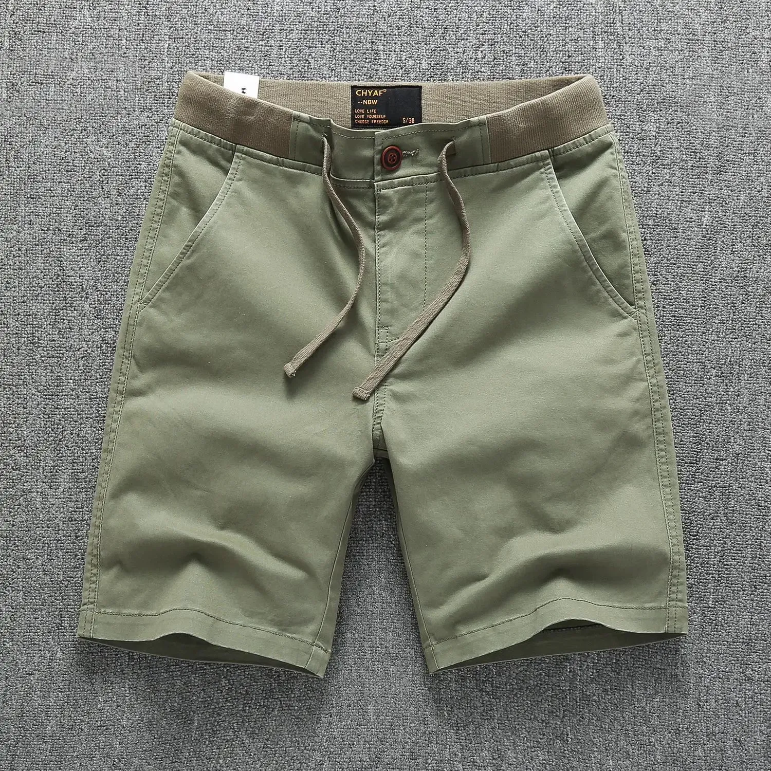 Men's Cargo Shorts 2024 Men Summer Short Pants Camouflage Navy Blue Green Straight Cut Casual Shorts For Men Knee Length Pants