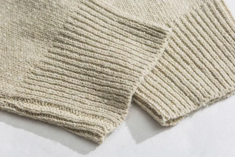 Men's Casual Knitted Pullover With Embroidery