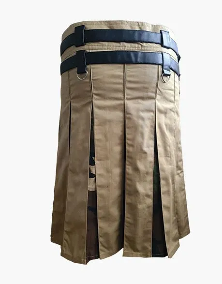 MEN'S HYBRID KIT WITH LEATHER STRAPS IN CAMO AND KHAKI