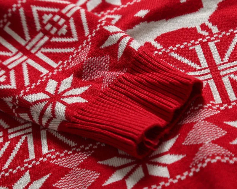 Men's O-Neck Winter Christmas Pullover