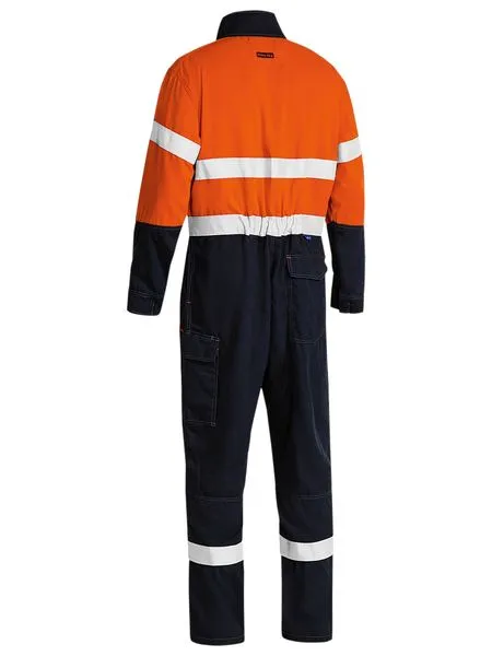 Mens Tencate Tecasafe® Plus Orange/Navy Taped FR Engineered Coverall