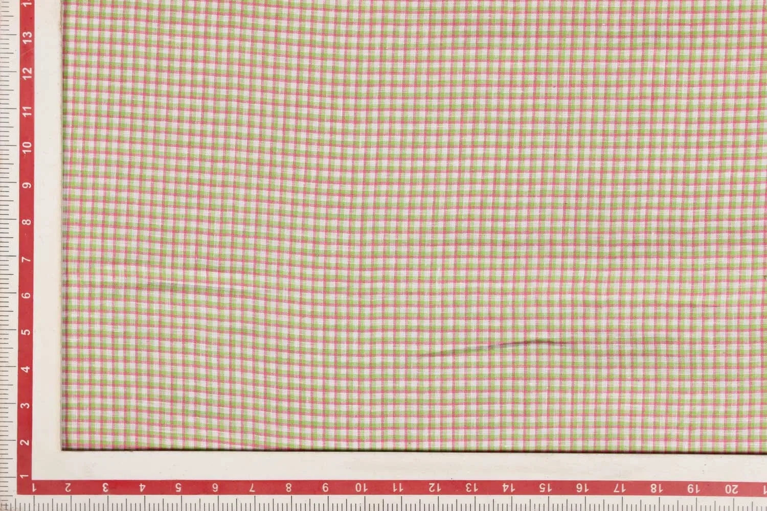Multicolor  Checks Yarn dyed Linen  Fabric