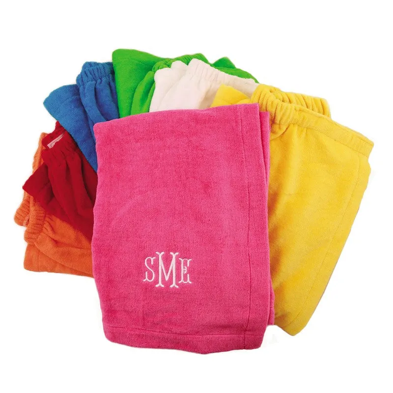 Personalized Terry Bath Spa Wrap 25"