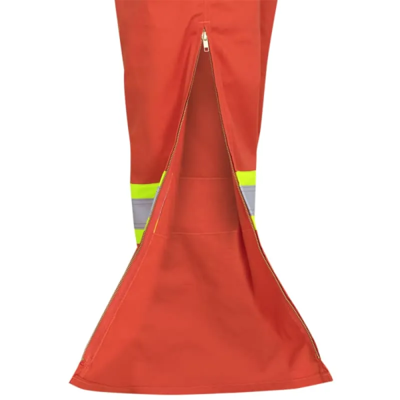 PIONEER HI-VIZ  ORANGE FR-TECH 88/12 FR/ARC RATED 7 OZ COVERALL
