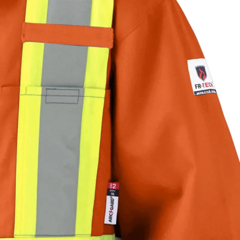 PIONEER HI-VIZ  ORANGE FR-TECH 88/12 FR/ARC RATED 7 OZ COVERALL