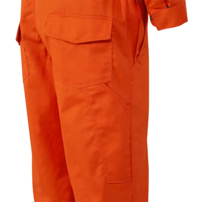 PIONEER HI-VIZ  ORANGE FR-TECH 88/12 FR/ARC RATED 7 OZ COVERALL