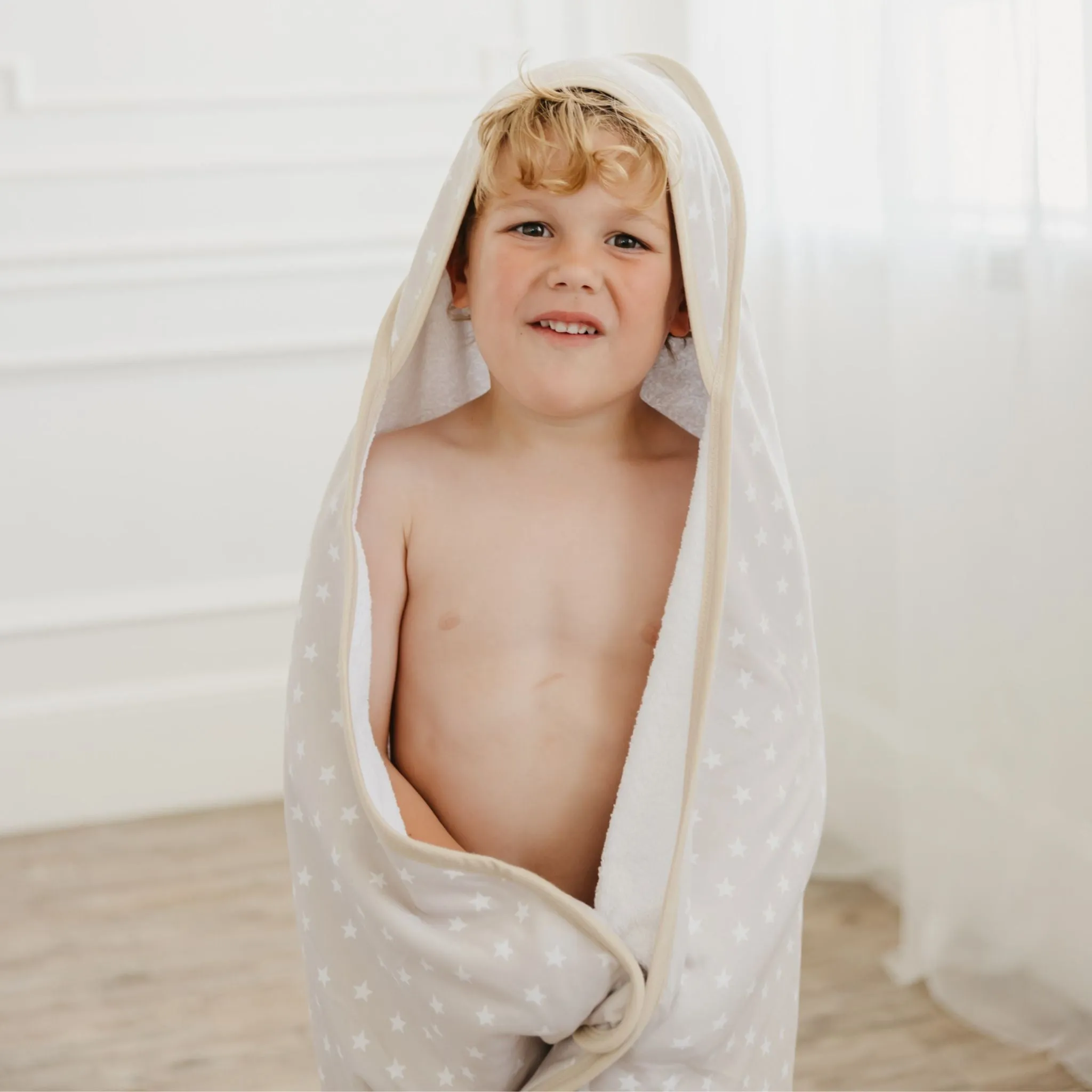 Premium Baby Knit Hooded Towel - Twinkle