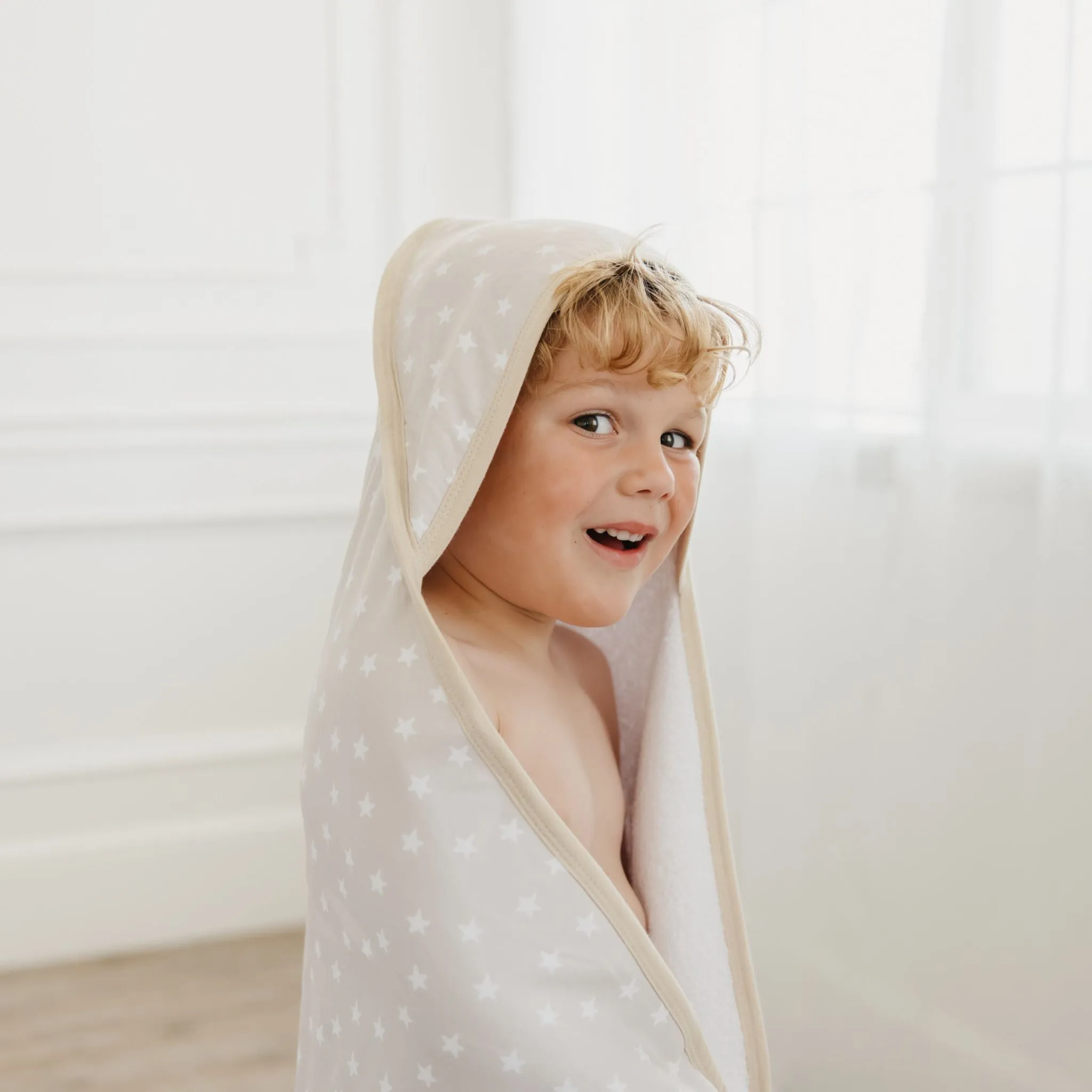 Premium Baby Knit Hooded Towel - Twinkle