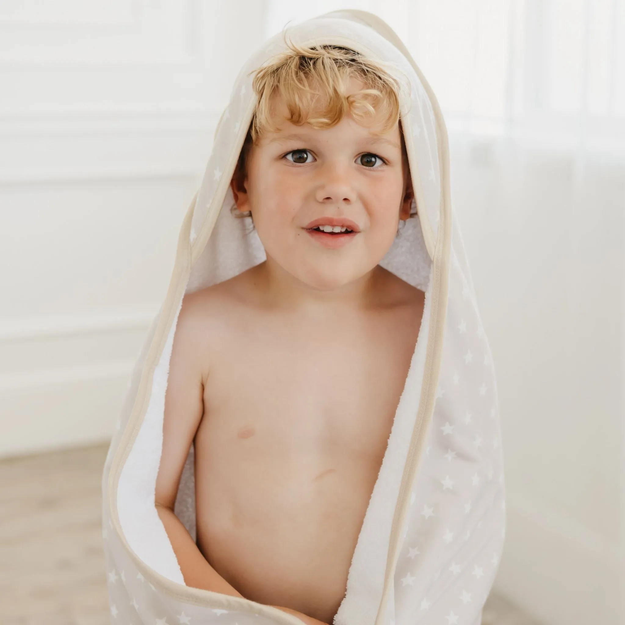 Premium Baby Knit Hooded Towel - Twinkle