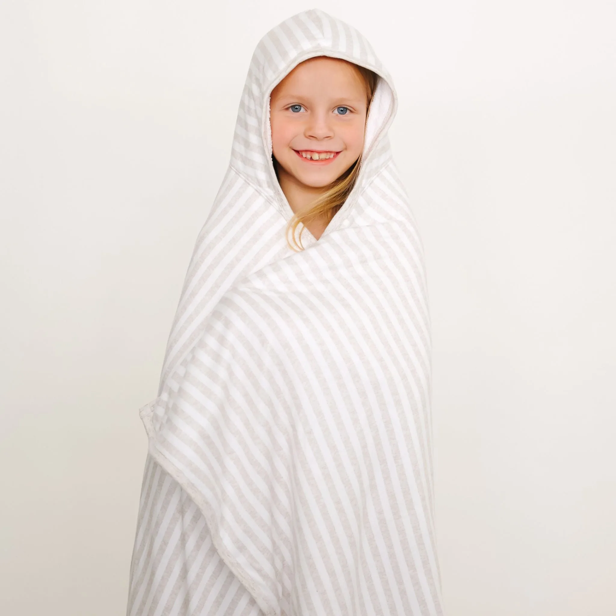 Premium Big Kid Hooded Towel - Coastal