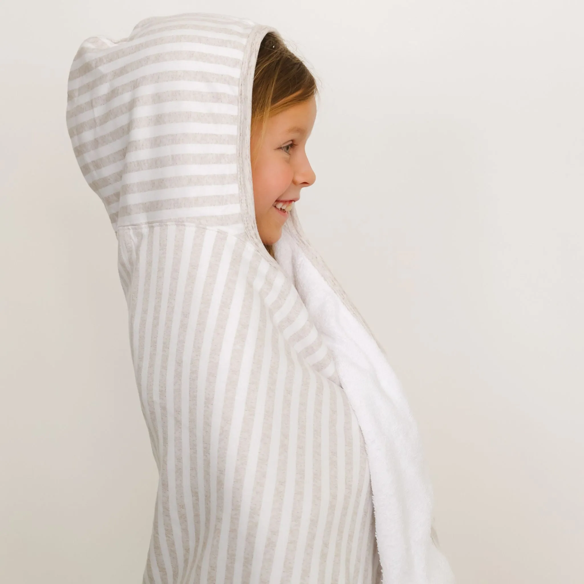 Premium Big Kid Hooded Towel - Coastal