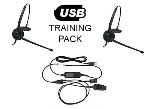 ProV Eco USB Headset Training Package With Y Lead