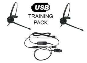 ProV Eco USB Headset Training Package With Y Lead