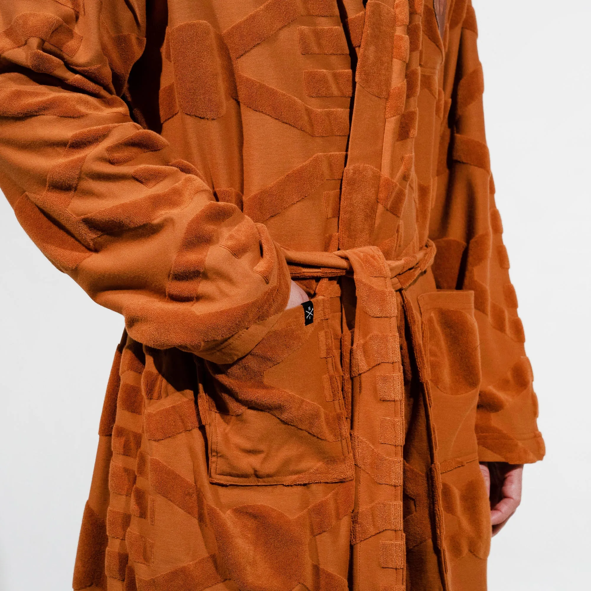 Rebel Orange Terry Cloth Robe