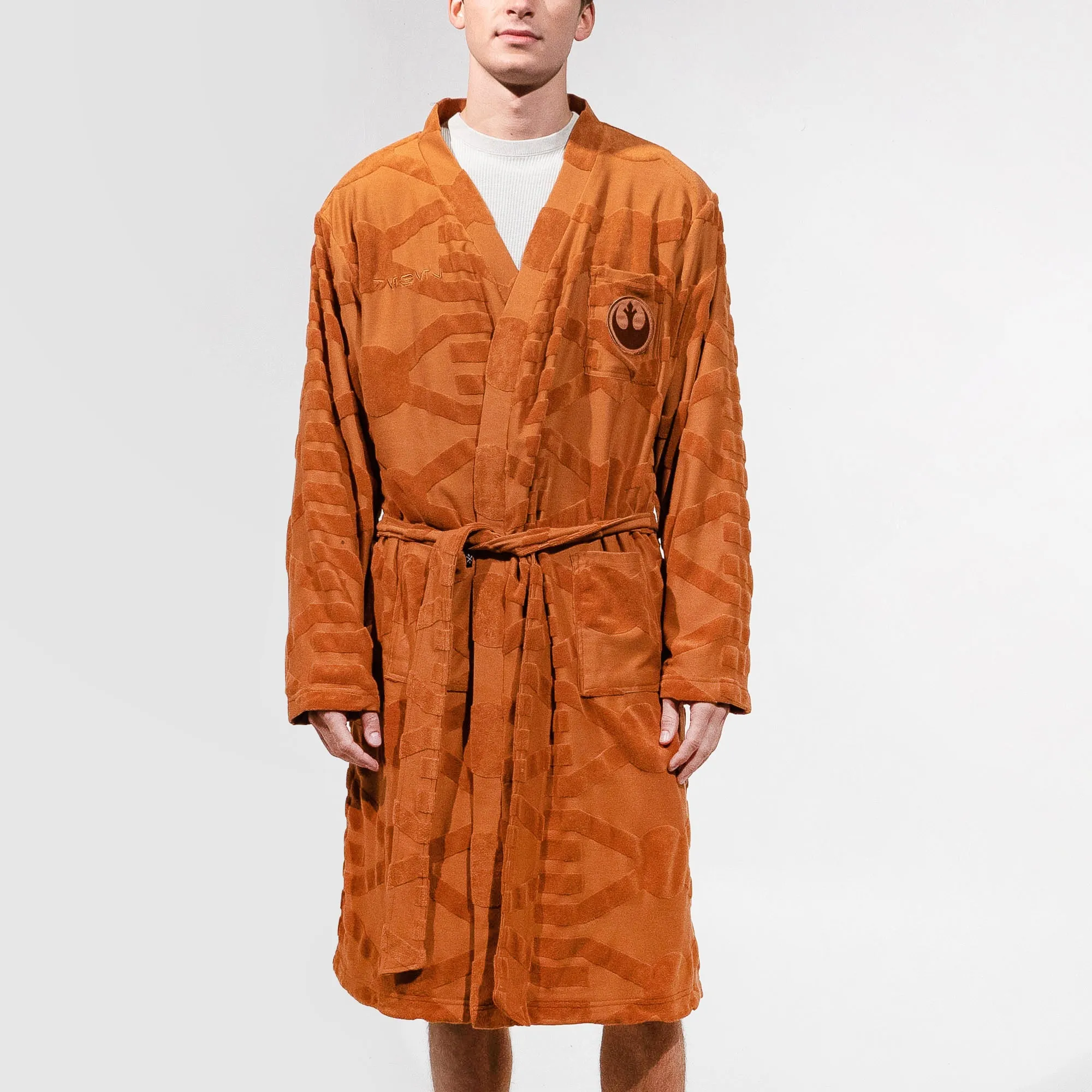 Rebel Orange Terry Cloth Robe
