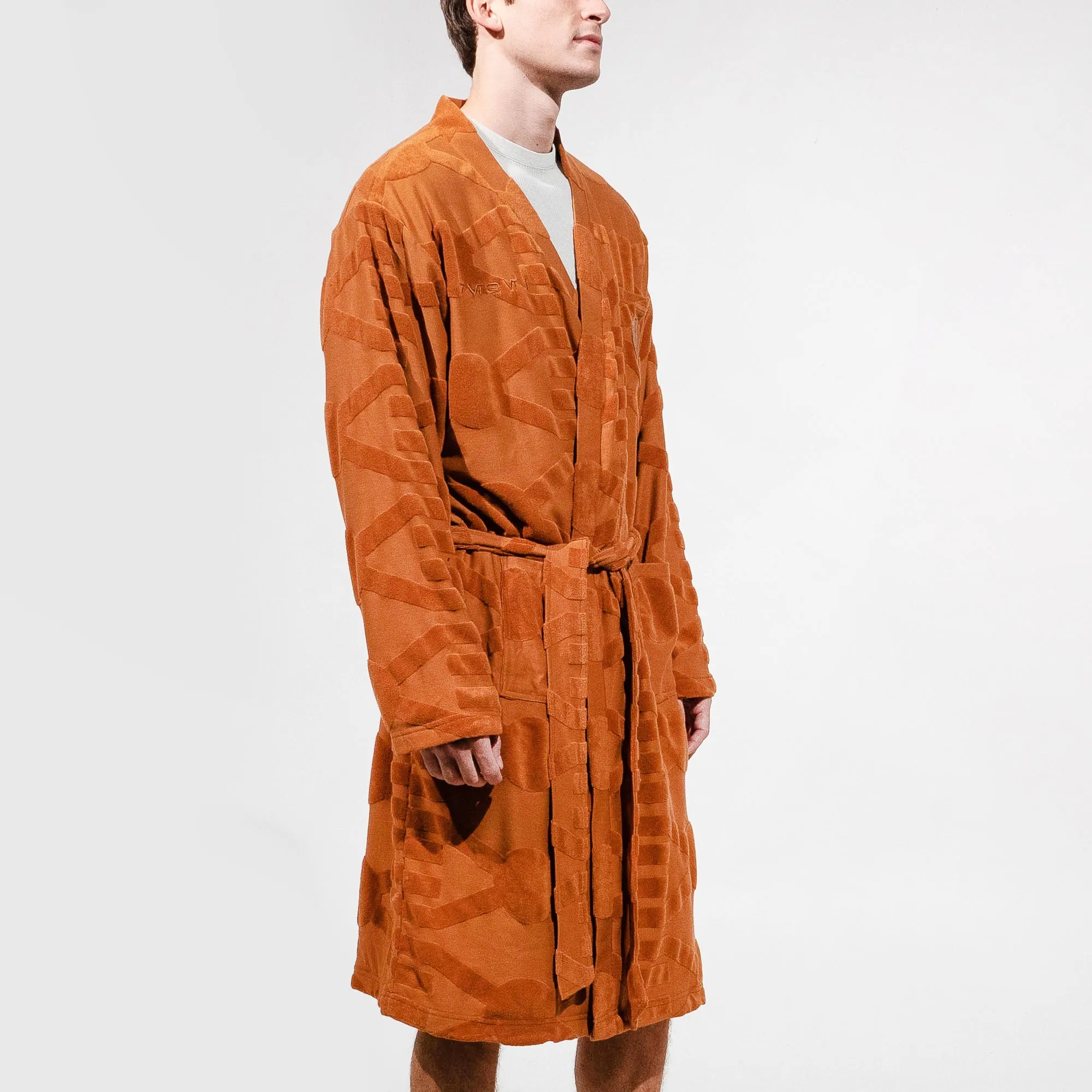 Rebel Orange Terry Cloth Robe