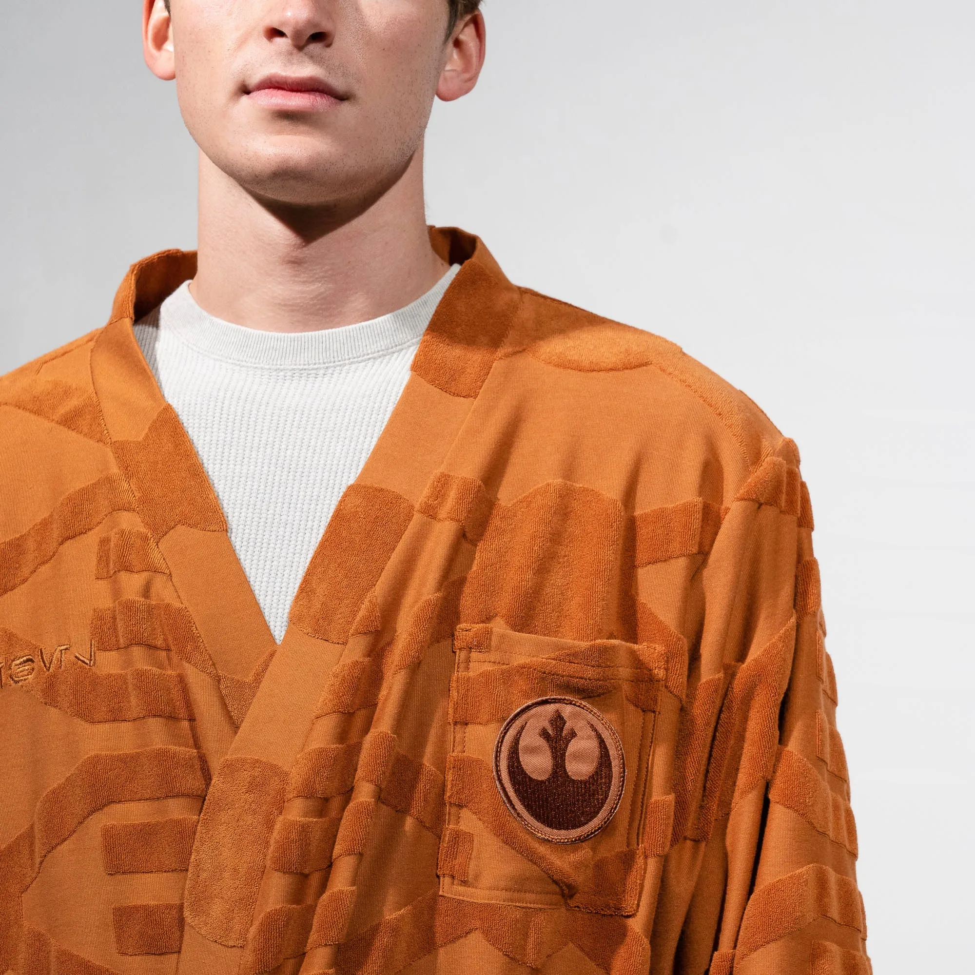 Rebel Orange Terry Cloth Robe