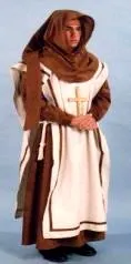 Renaissance Monk / Hooded Robe Medieval Brother / Religious Costume / Rental Only