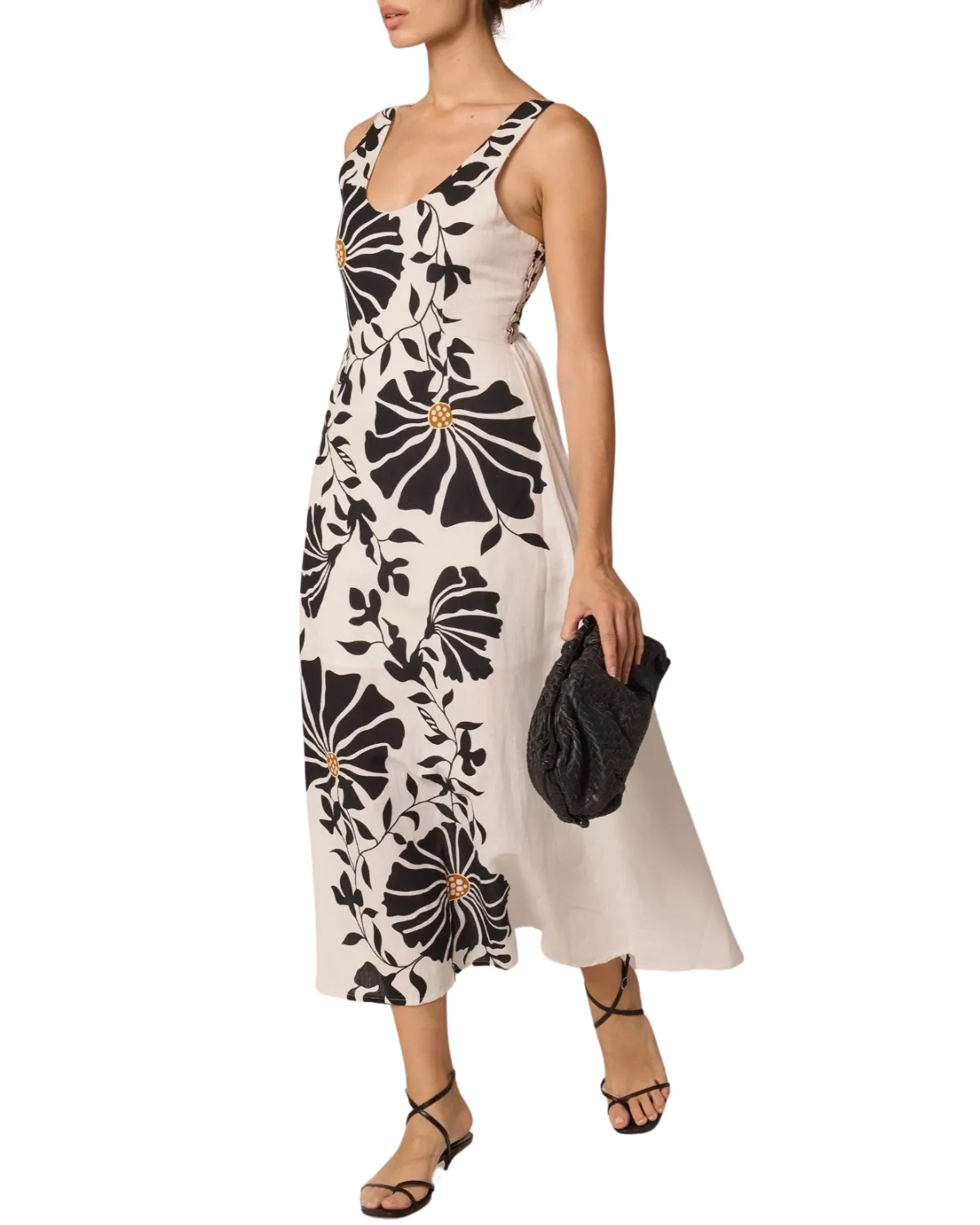 Rosalinda Ankle Dress (Atropa Print)