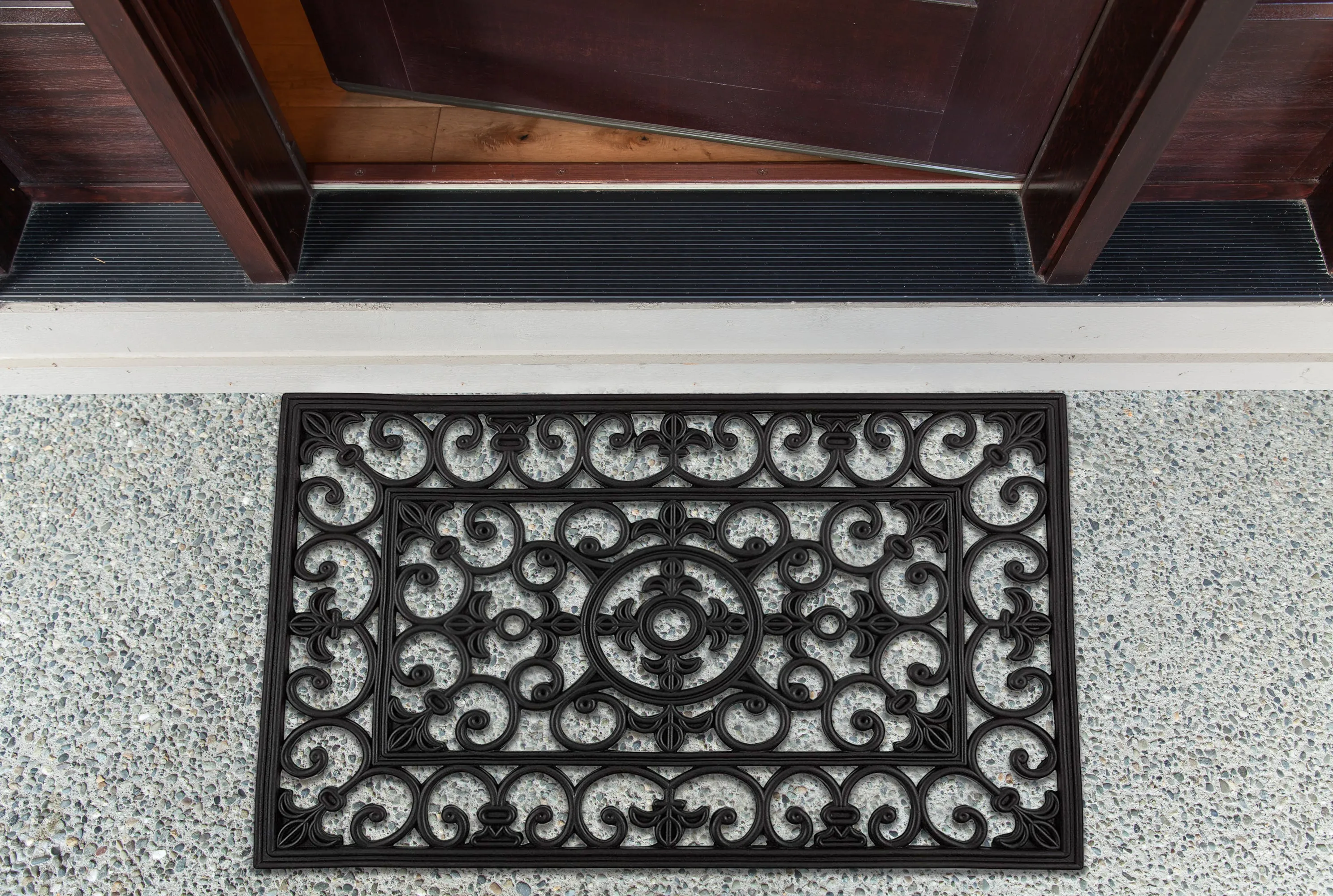 Rubber Wrought Iron Doormat