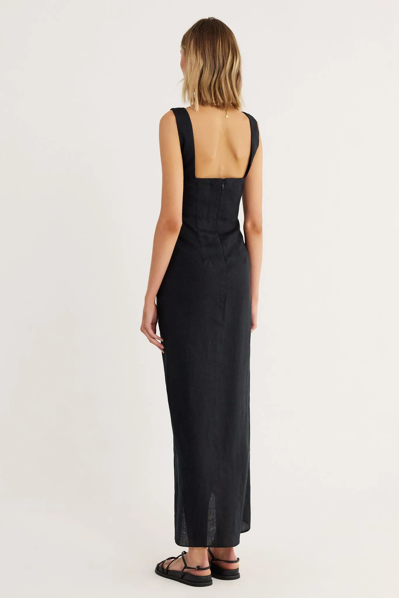 Rumer Estelle Square Neck Maxi Dress