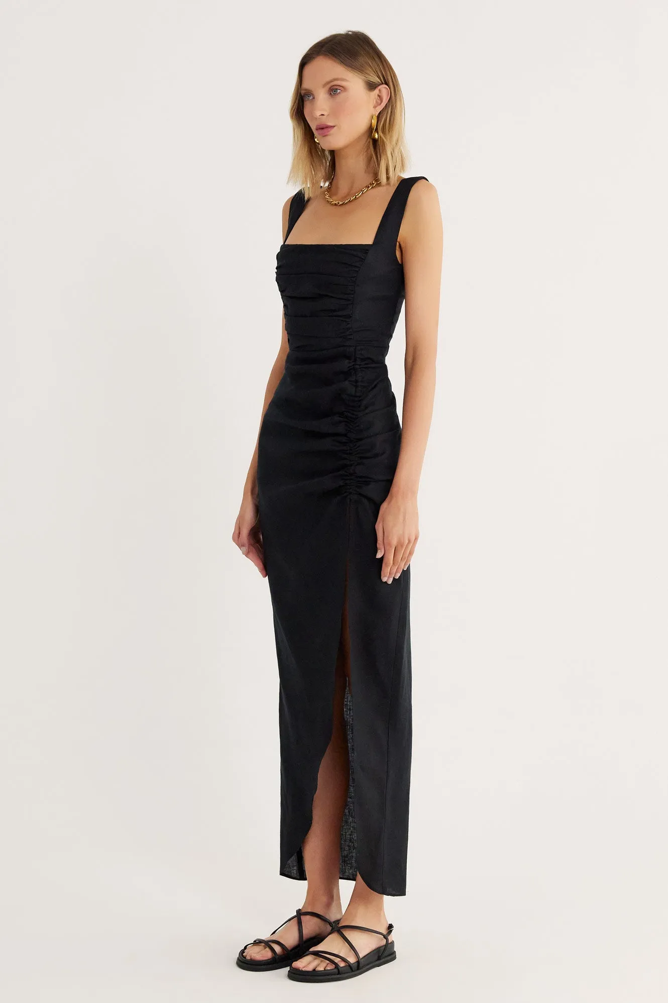 Rumer Estelle Square Neck Maxi Dress