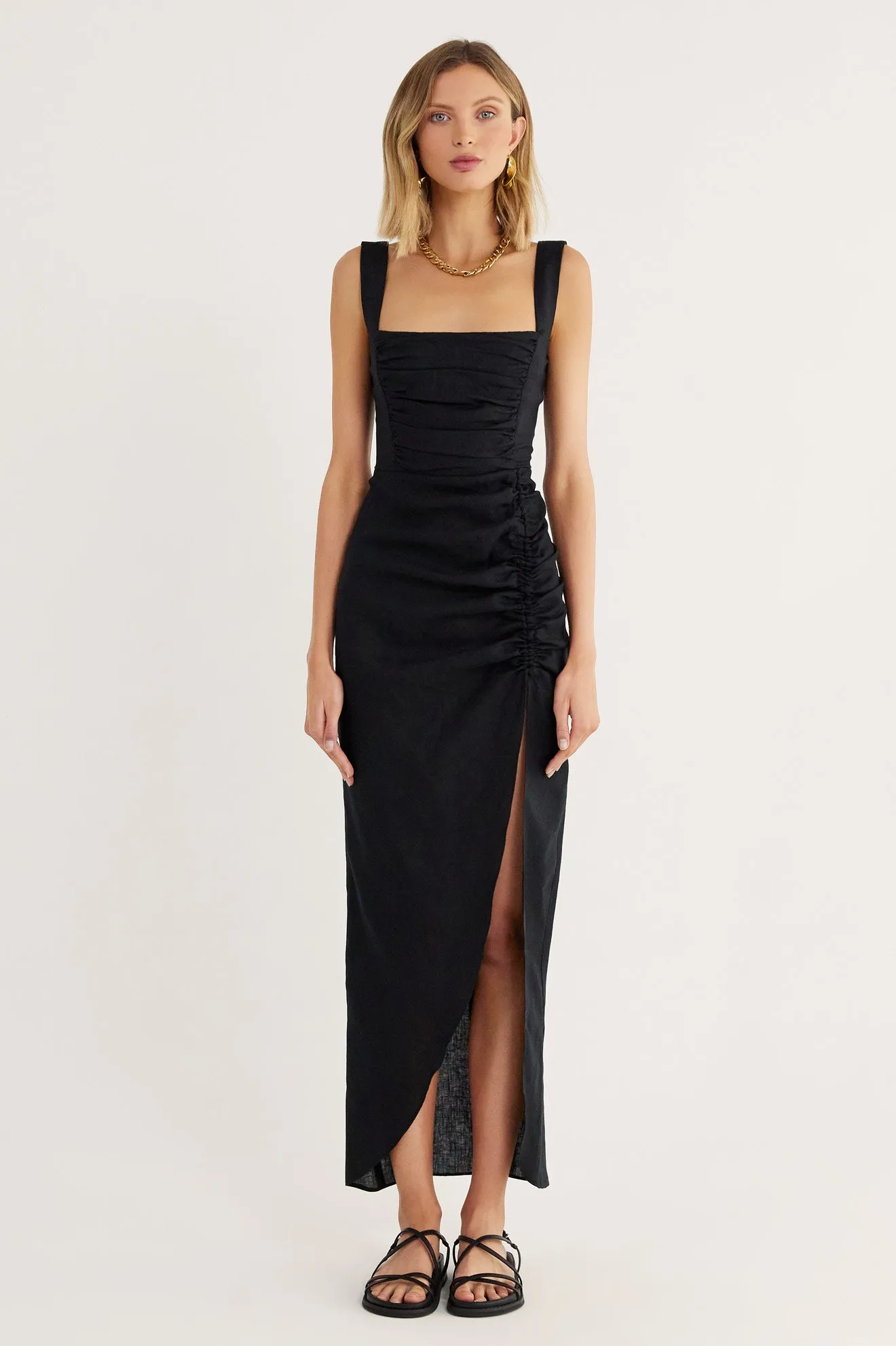 Rumer Estelle Square Neck Maxi Dress