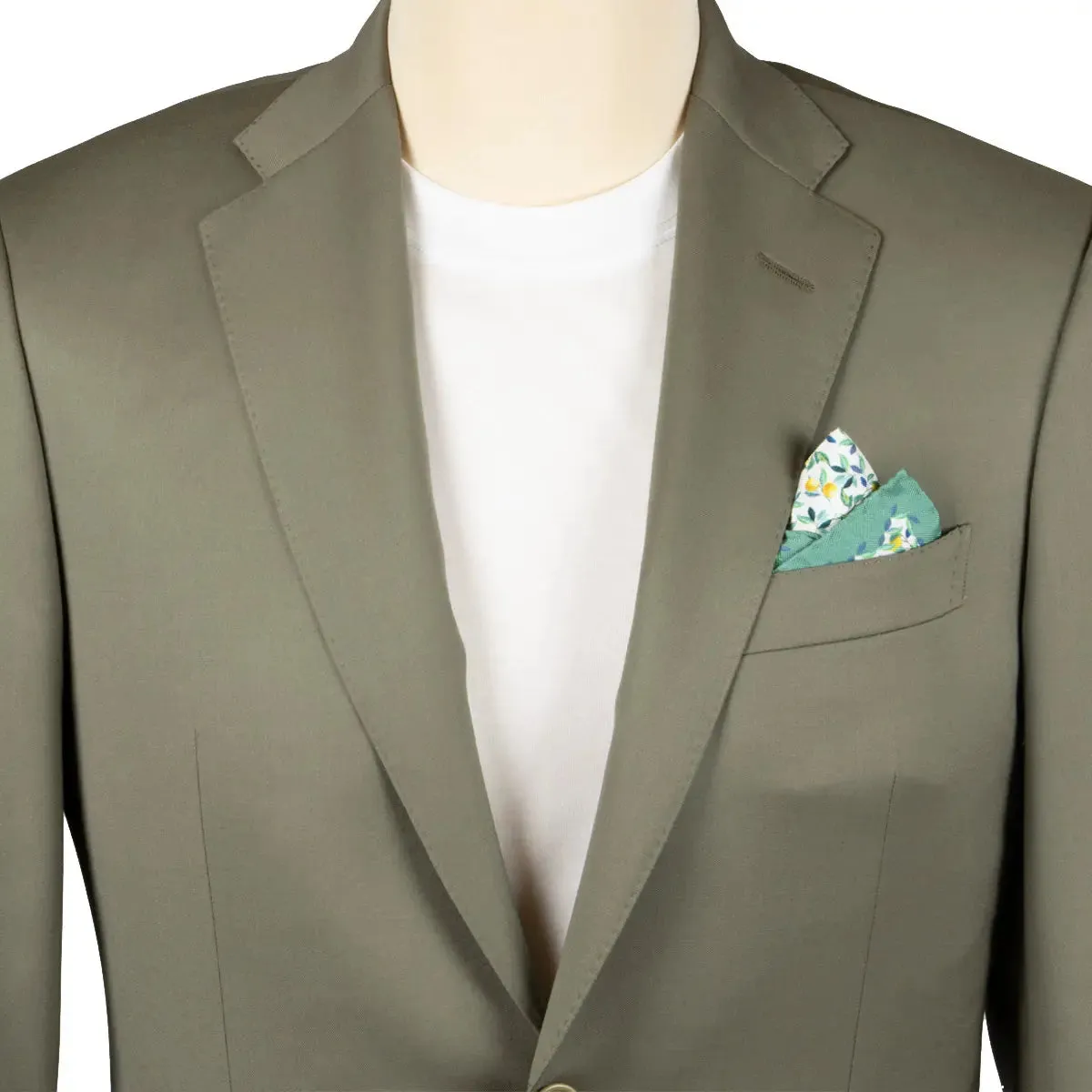 Sage Loro Piana 100% Super 130s Wool Suit