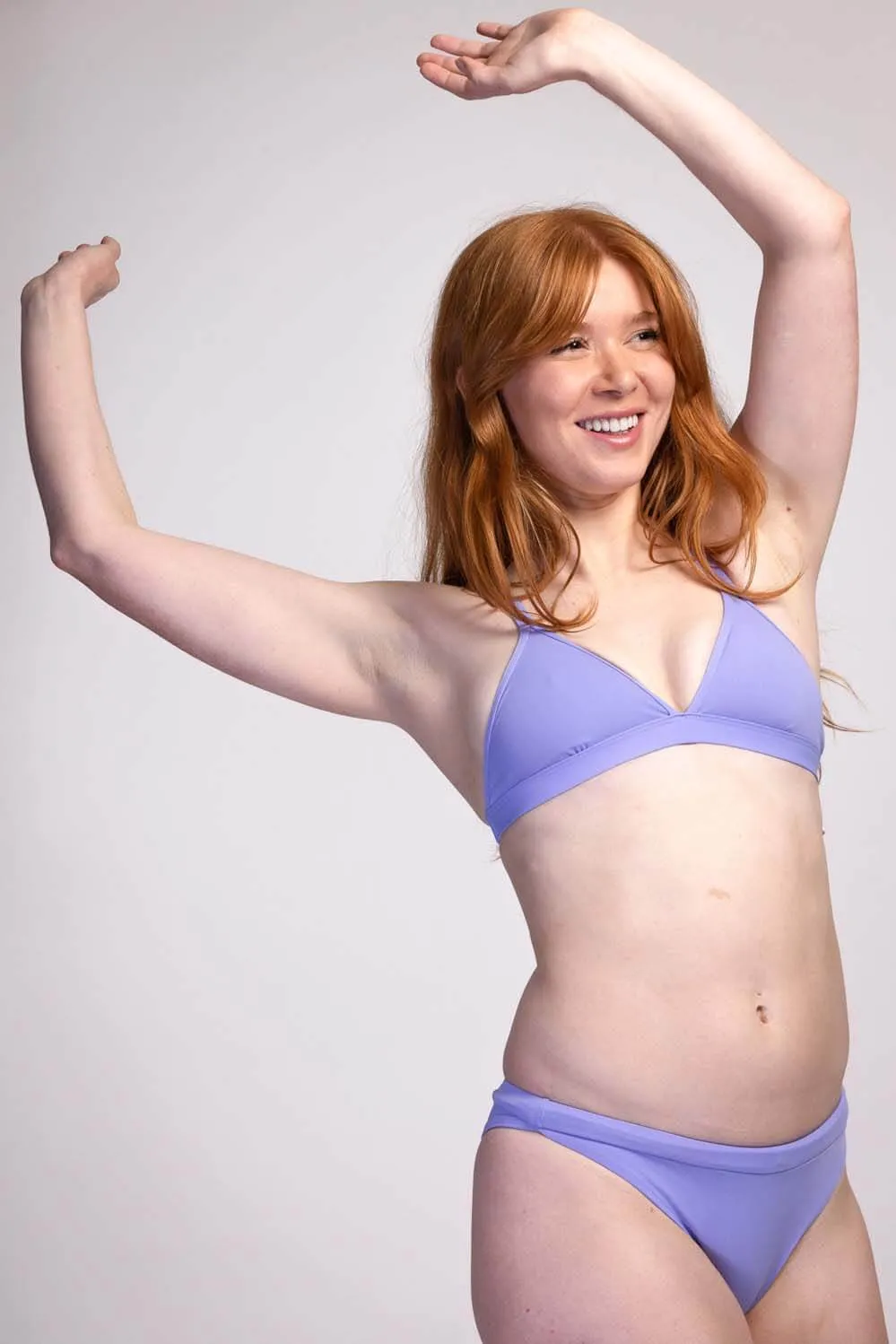 Shara Fixed-Back Top- Lavender