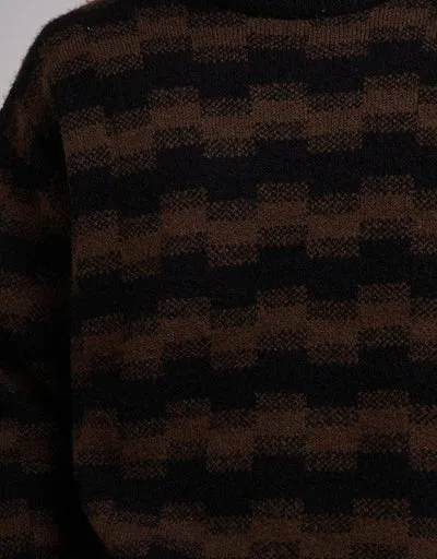 SILENT THEORY - Wave Crew Knit - STRIPE