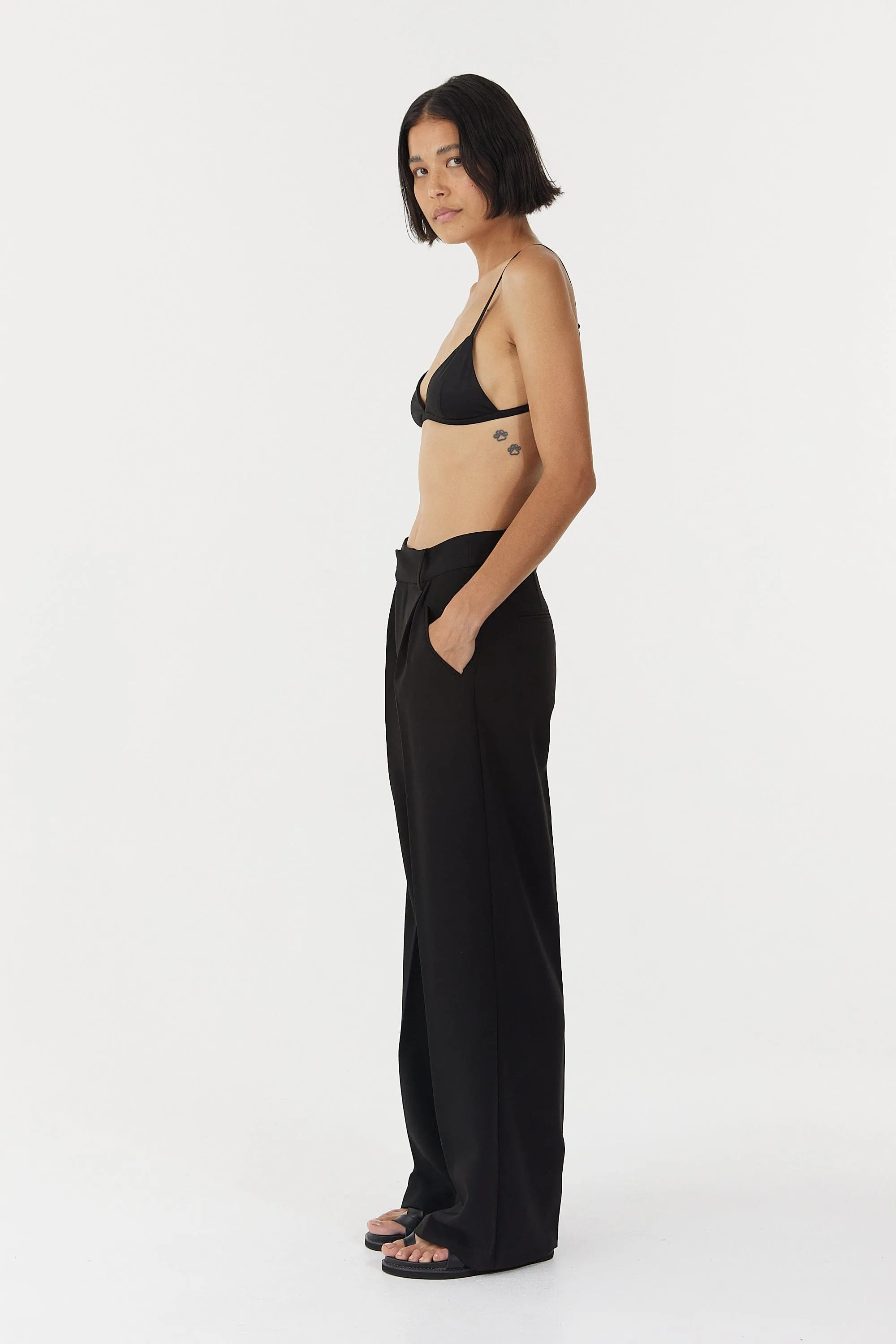 SKYLINE TAILORED TROUSERS | BLACK