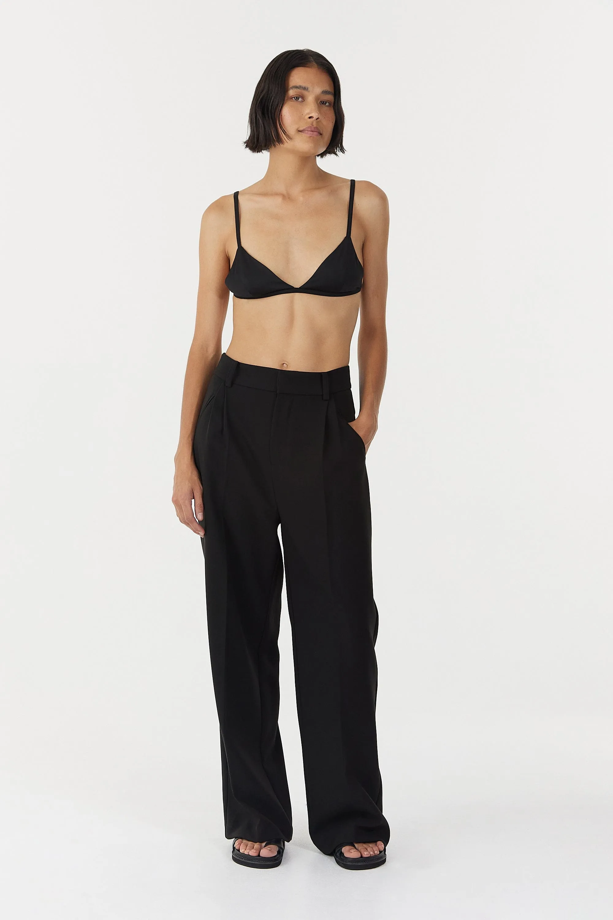 SKYLINE TAILORED TROUSERS | BLACK