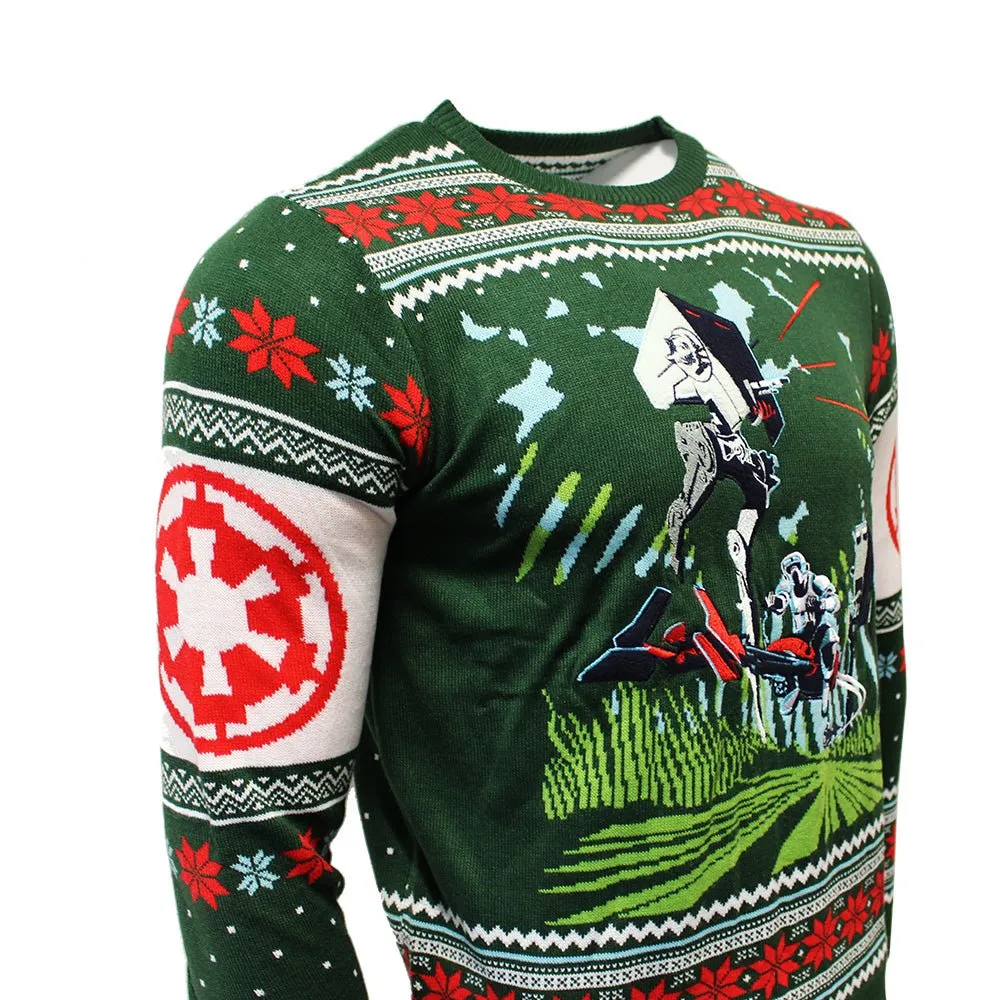 Star Wars Battle of Endor Knitted Christmas Jumper / Sweater