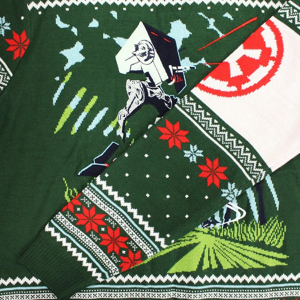Star Wars Battle of Endor Knitted Christmas Jumper / Sweater