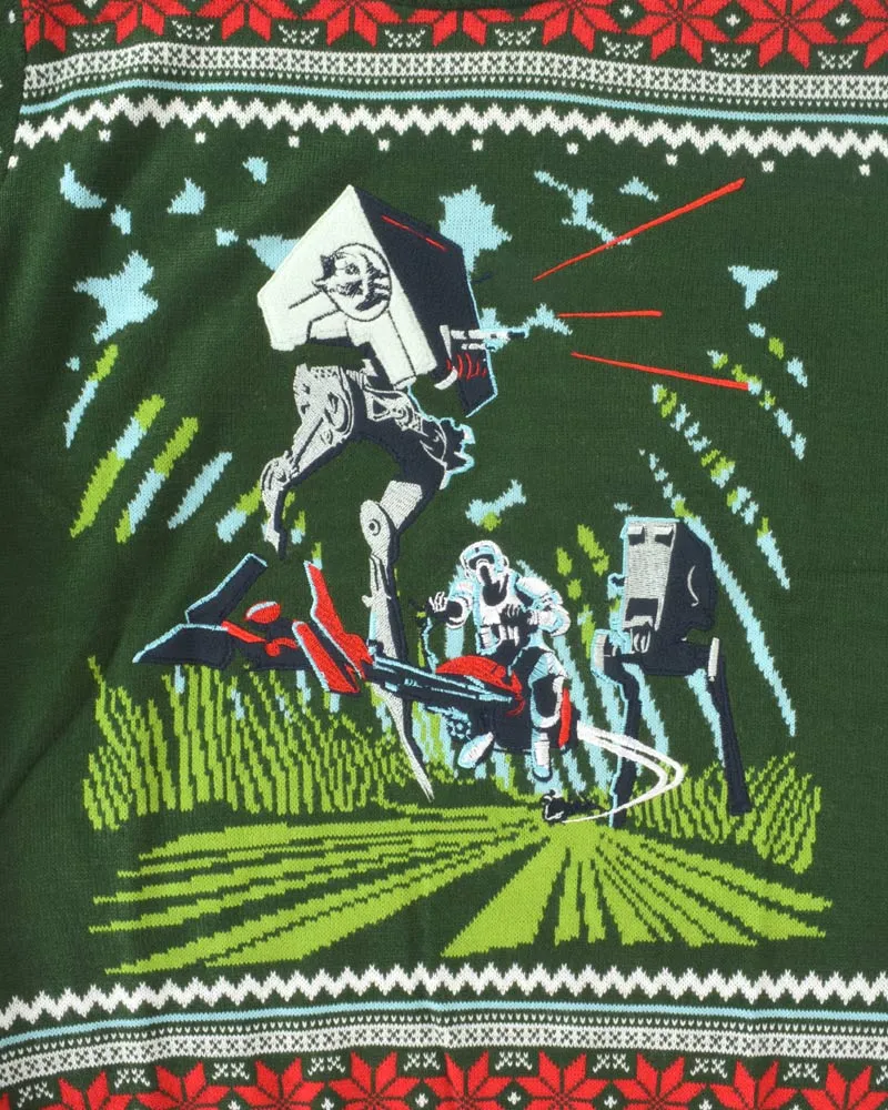 Star Wars Battle of Endor Knitted Christmas Jumper / Sweater