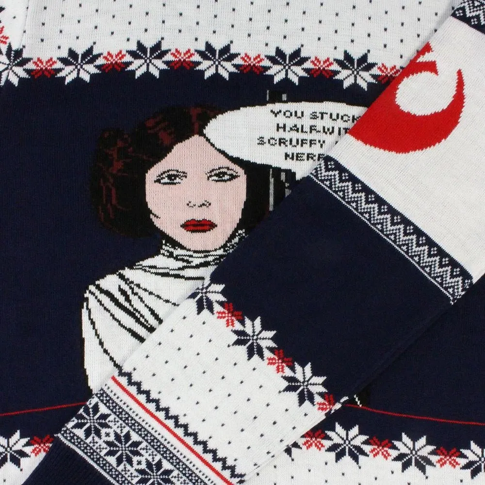 Star Wars Princess Leia Knitted Christmas Jumper / Sweater