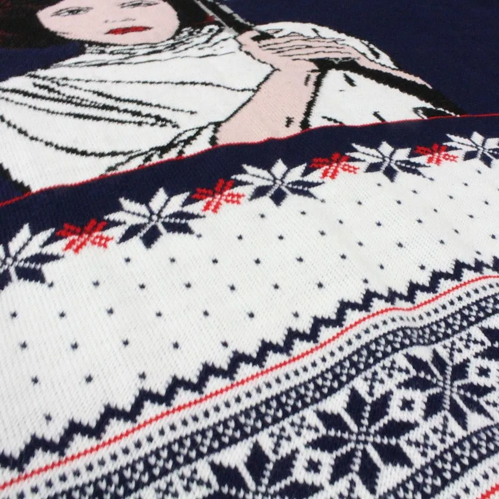Star Wars Princess Leia Knitted Christmas Jumper / Sweater