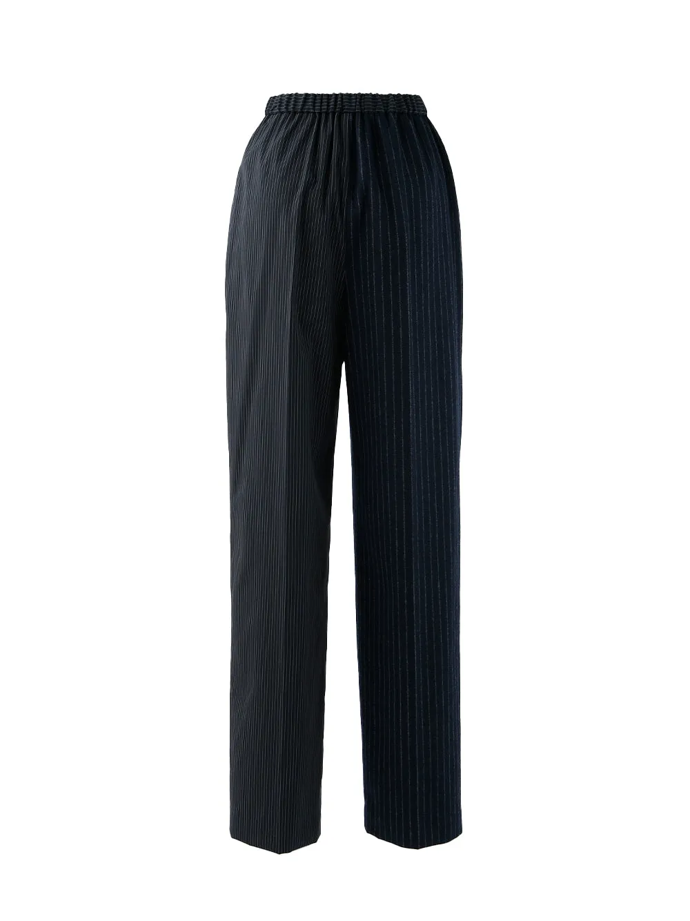 Straight - tailored Trousers (Dark Navy)
