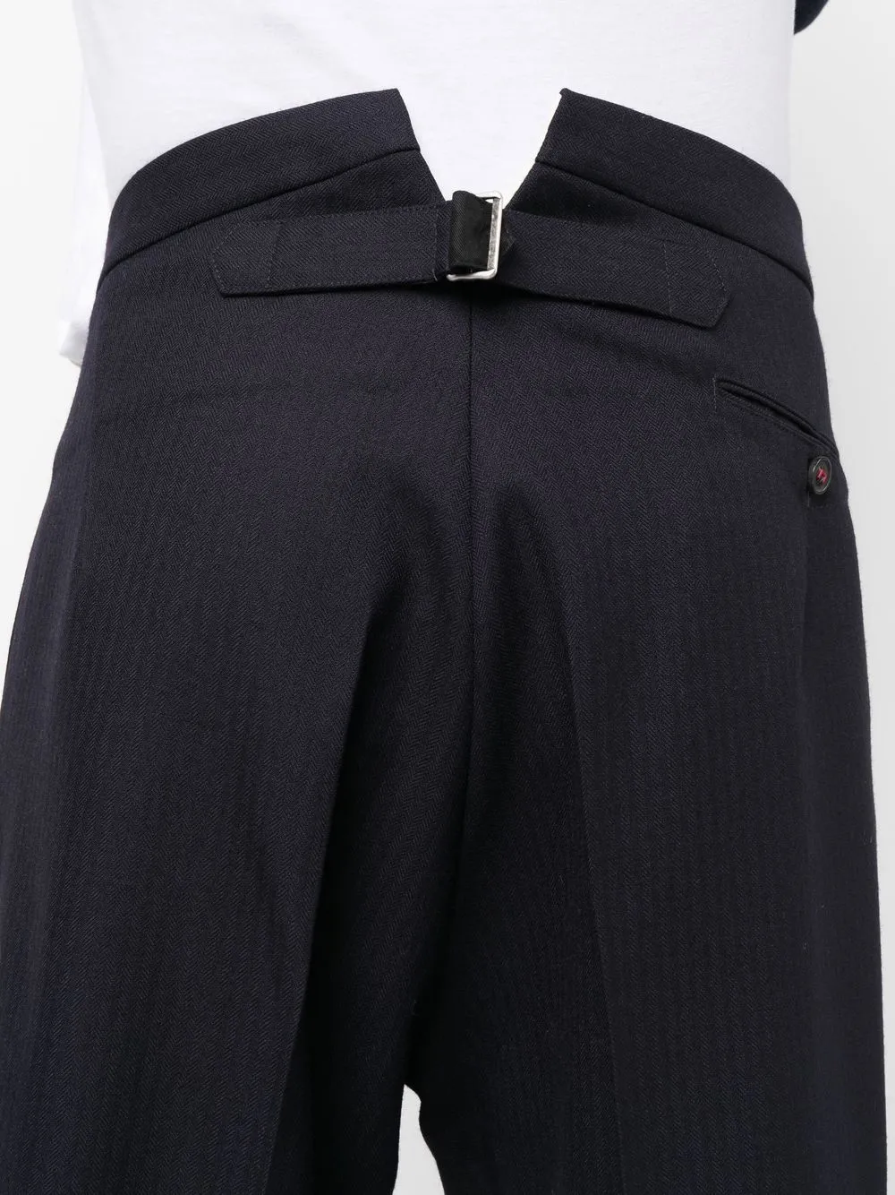 tailored wool trousers