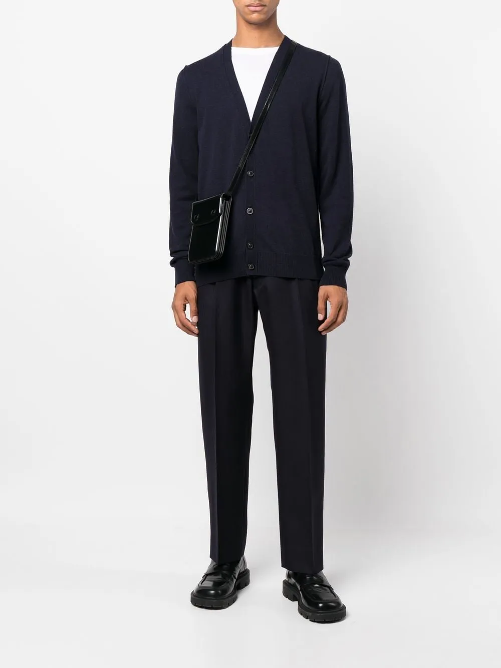 tailored wool trousers