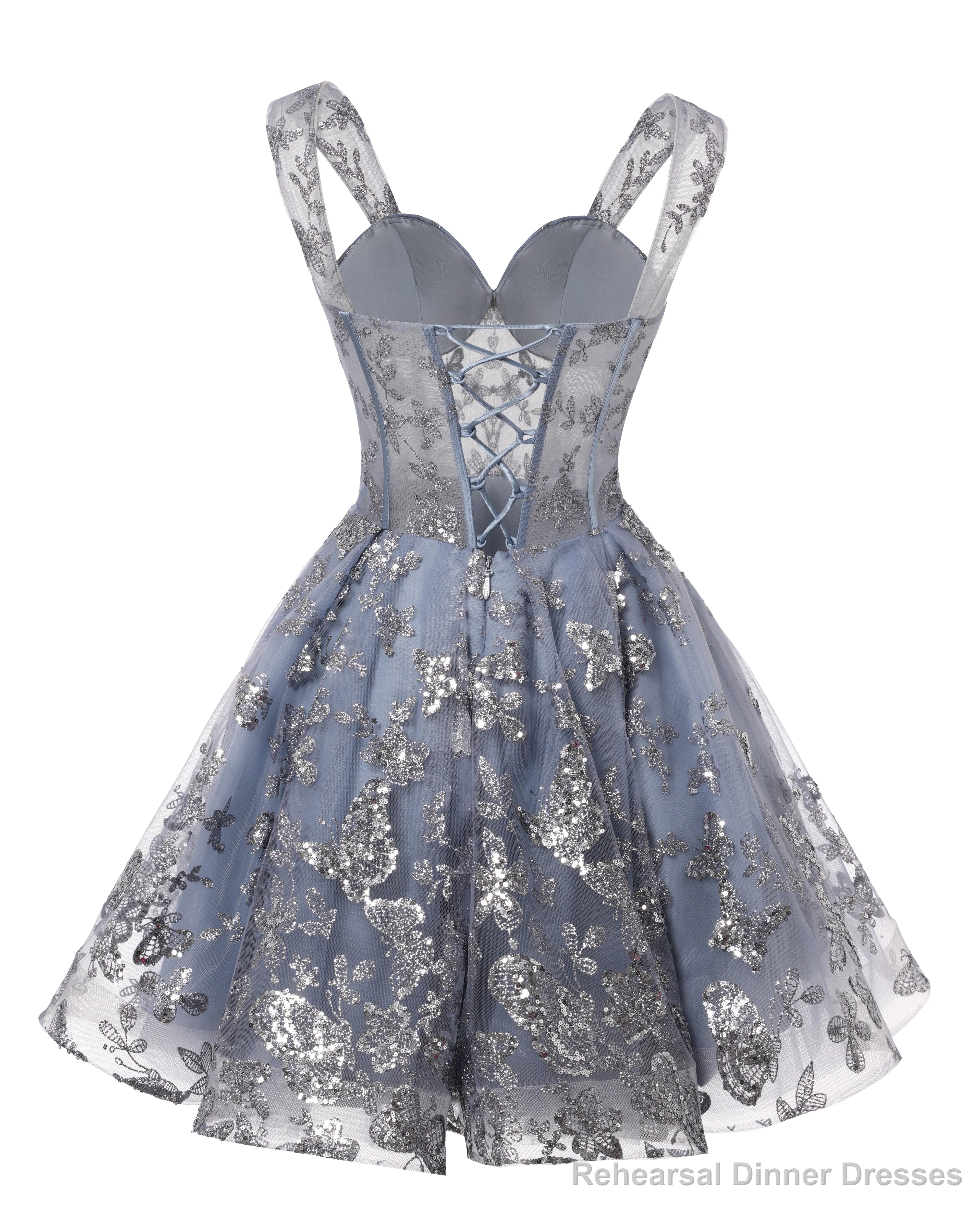 Teens Sparkly Tulle Gold Homecoming Dresses Spaghetti Straps Short Cocktail Party Prom Dress