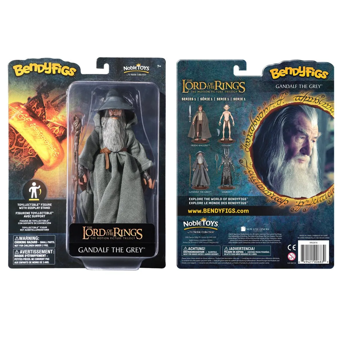 The Lord of the Rings Gandalf Bendyfig