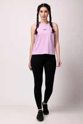 VivActive Cotton Tank Tops - Lilac