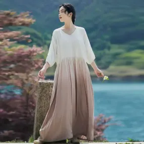 White Bridesmaid Dress with Long Sleeves