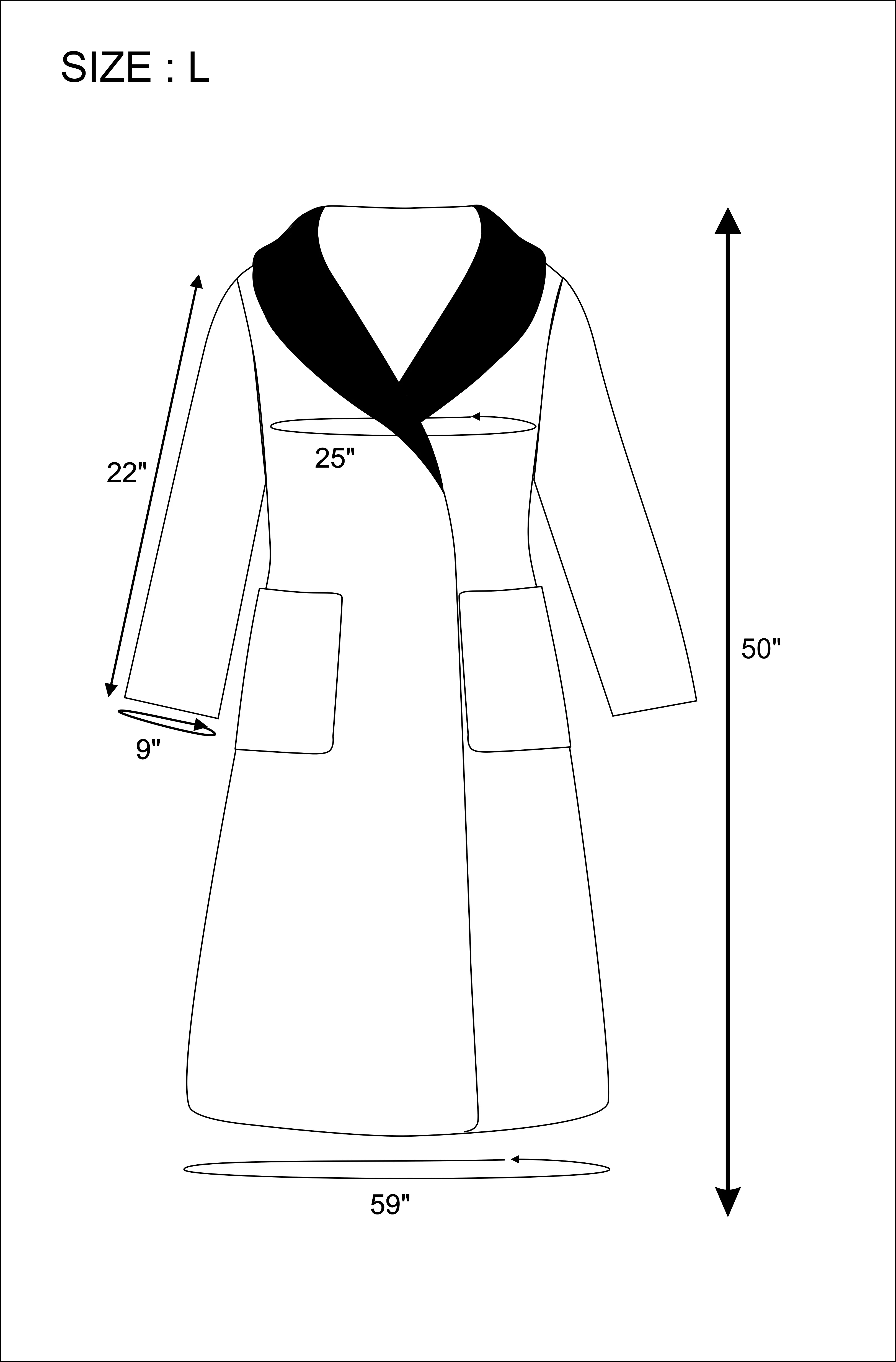 White Terry Cloth Turkish Cotton Shawl Collar Hotel Bathrobe - Unisex Italian Style Fitting - Single Robe